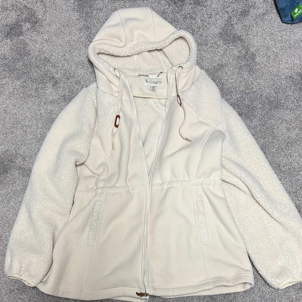 Koolaburra Cream Fleece Hoodie